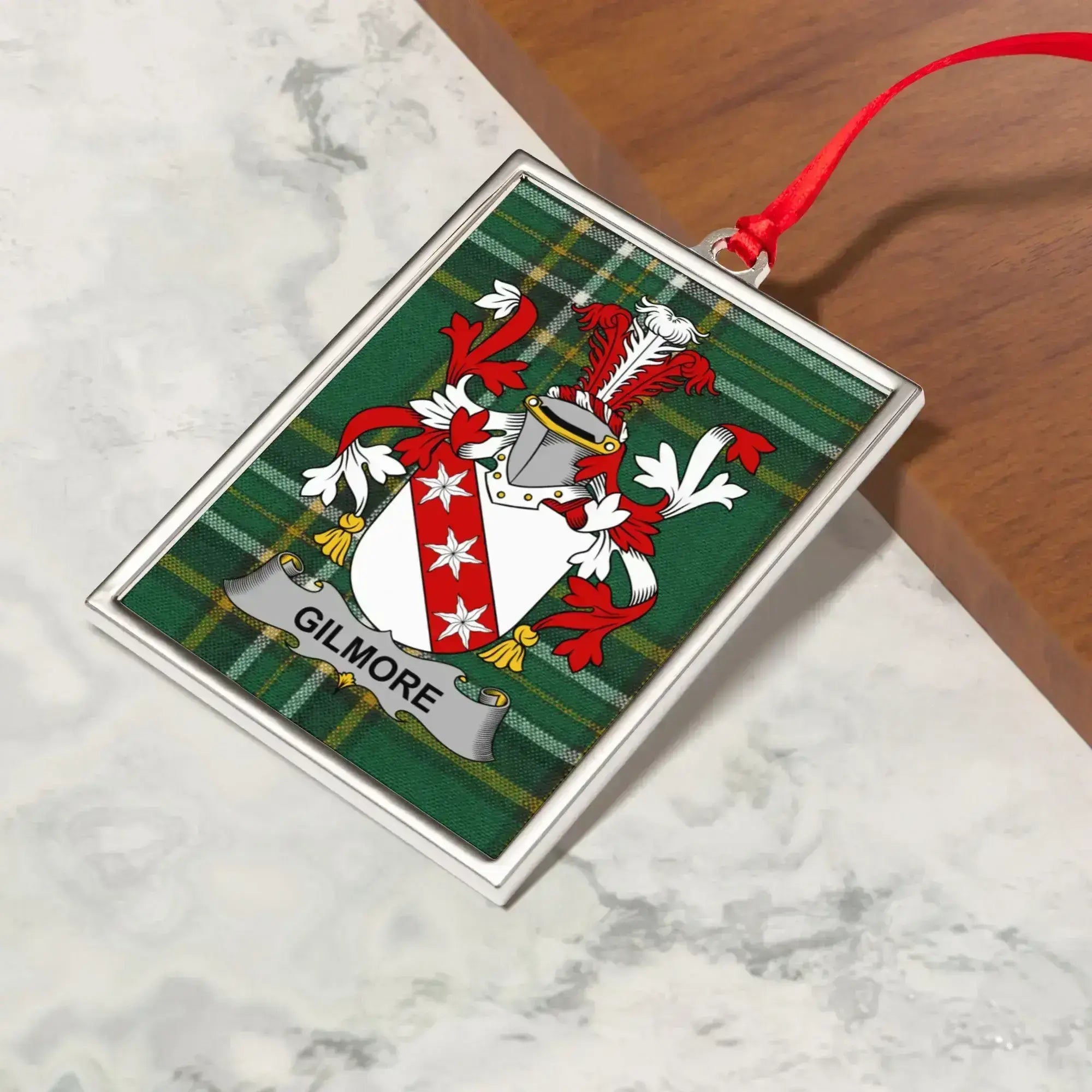 Personalized Gilmore Family Crest Ornament product type