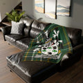 Godley Family Crest Plaid Pattern Decorative Throw Blanket
