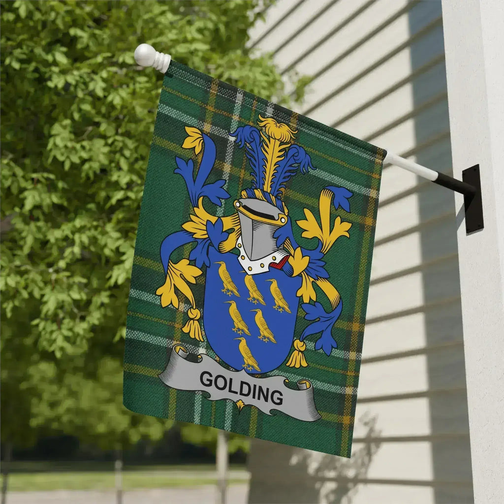 Golding Family Crest Flag Home Decor