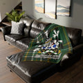 Goodman Coat of Arms Tartan Blanket Home Decor