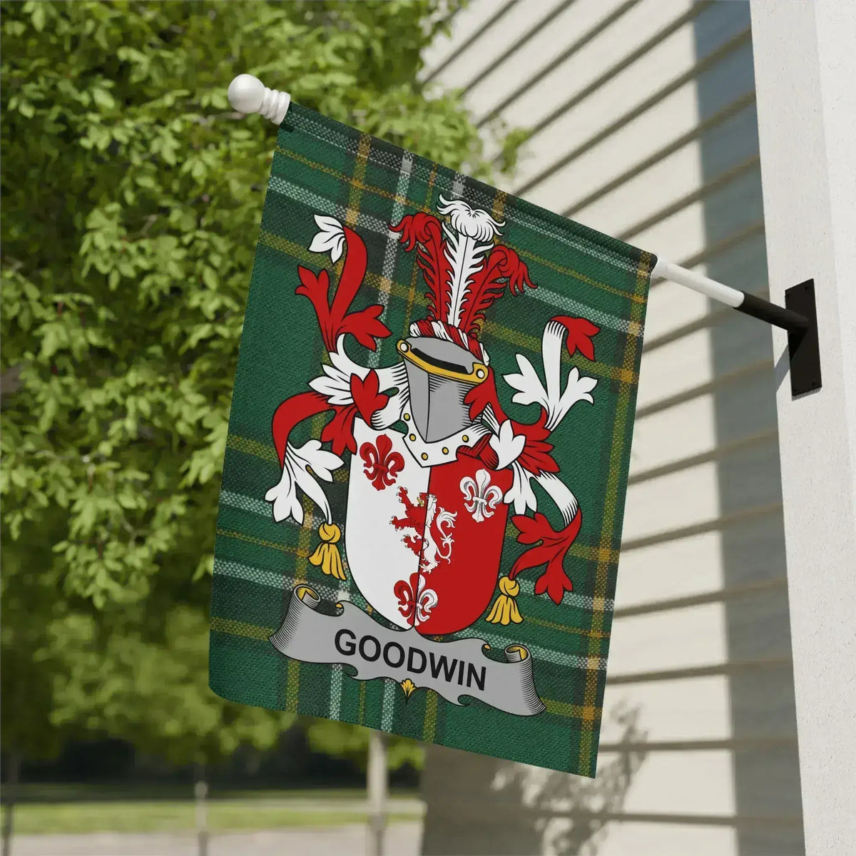 Personalized House Goodwin Coat of Arms Flag