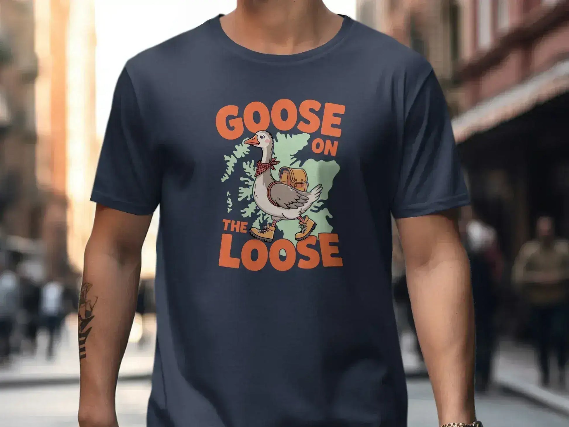 Goose On The Loose Graphic T-Shirt product type