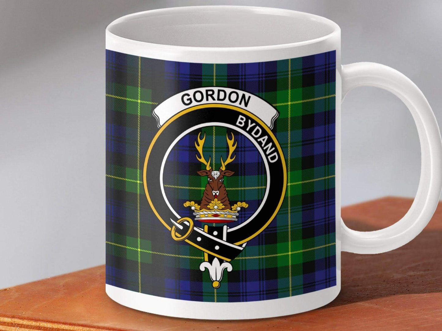Clan Gordon Tartan By Dand Stag Mug product type