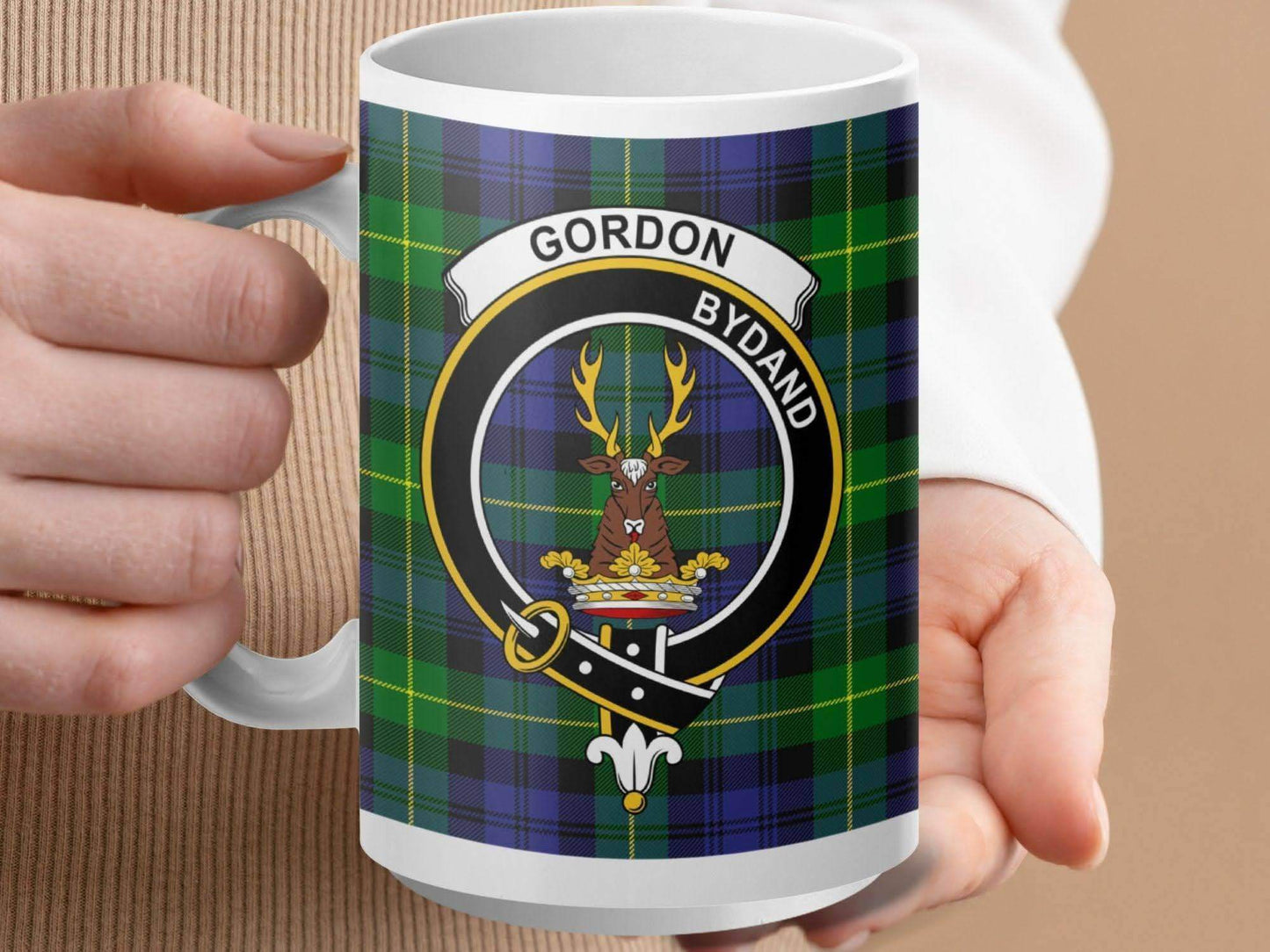 Gordon Byand Deer Tartan Coffee Mug product