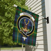 Clan Gordon Tartan Garden Flag – Scottish Clan Crest Outdoor Banner