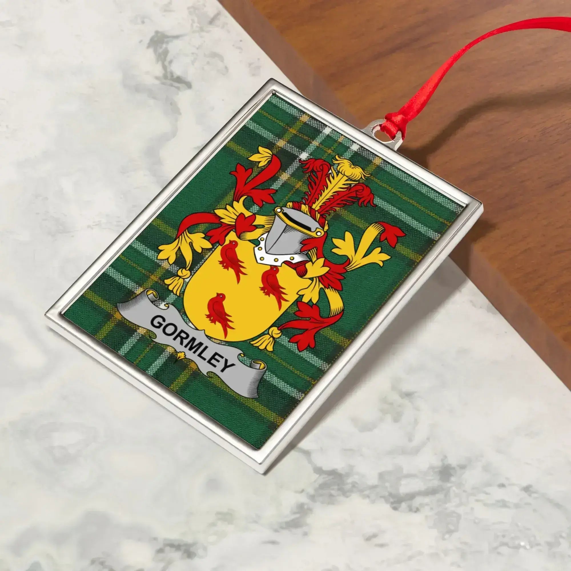 Custom Gormley Family Crest Ornament product
