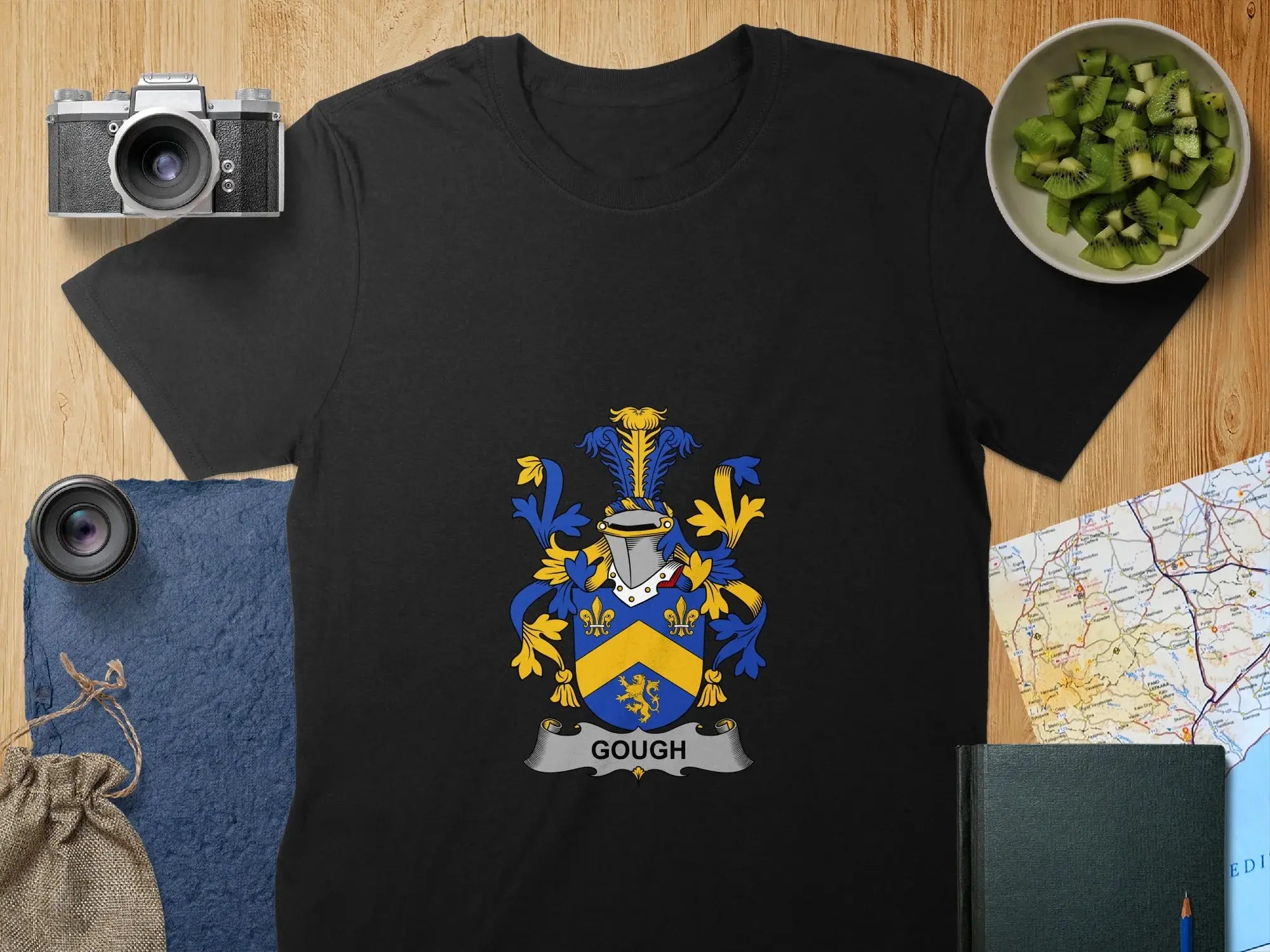 Gough Family Crest Heraldry Design T-Shirt