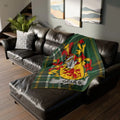 Gould Coat of Arms Crest Tartan Blanket Throw