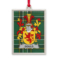 Gould Coat of Arms Plaid Design Hanging Ornament product