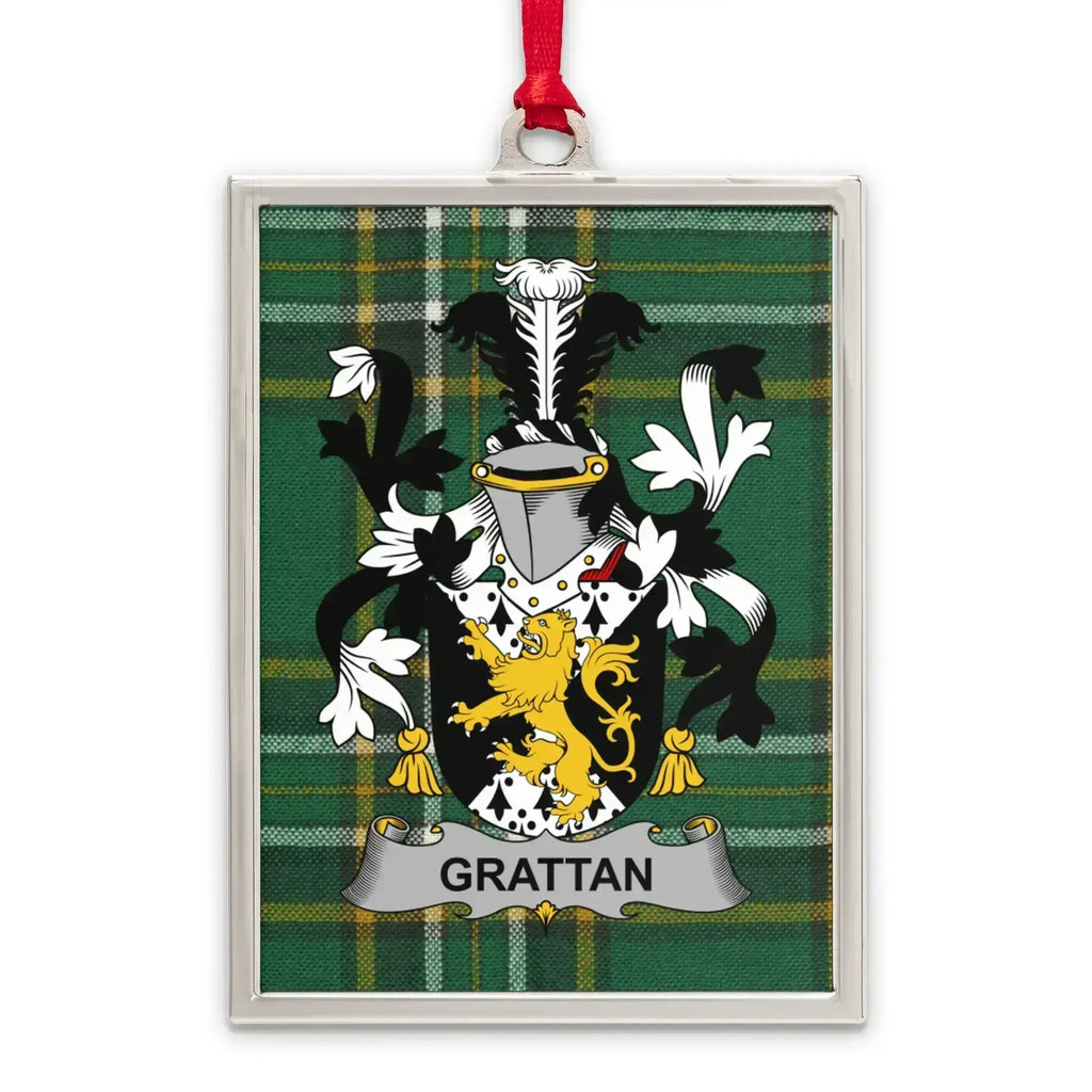 Personalised Grattan Tartan Plaid Ornament product