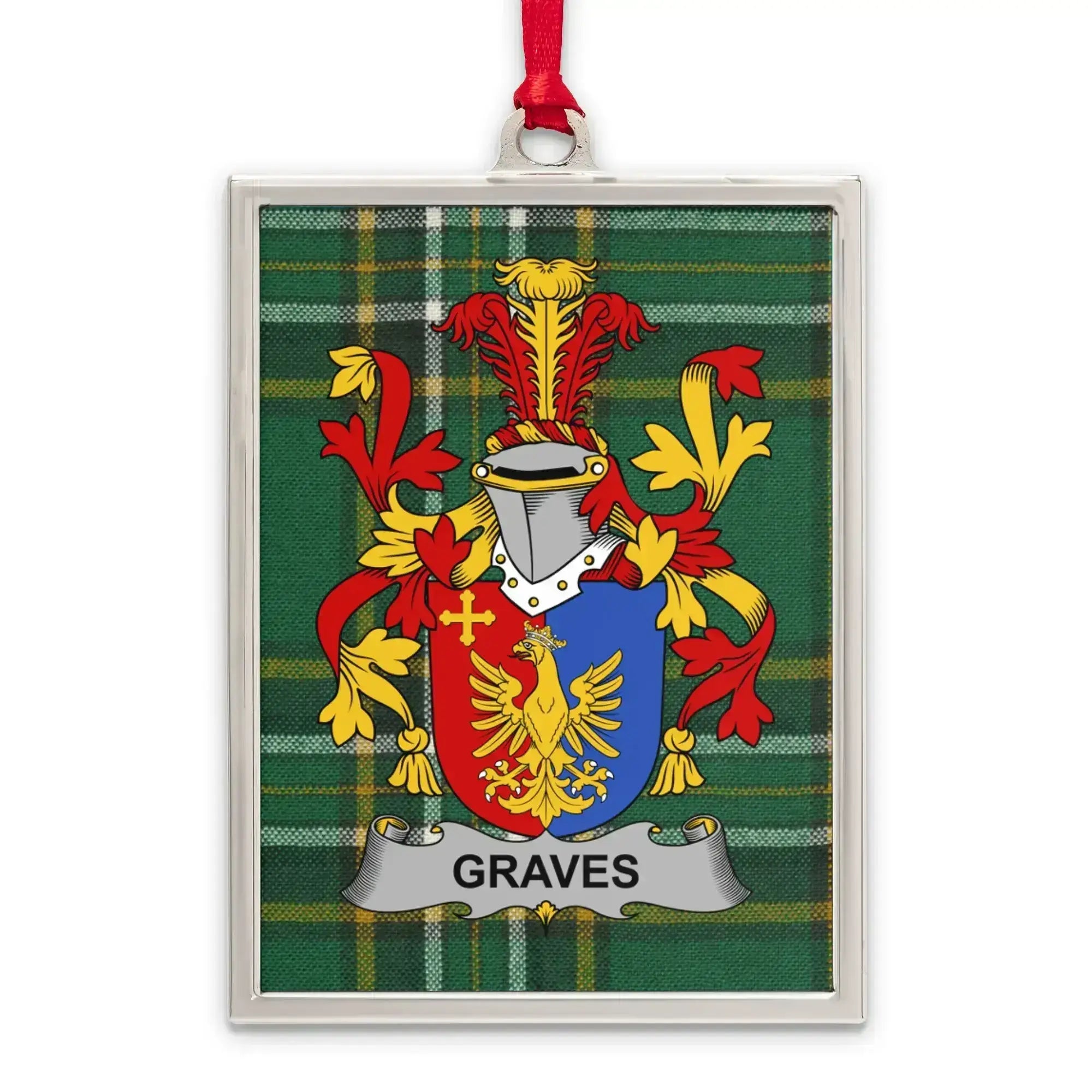 Graves Family Crest Tartan Plaid Design product type