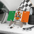 Custom Irish Flag with Gregory Family Crest product