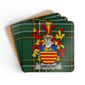 Gregory Family Crest Tartan Coaster Set product type