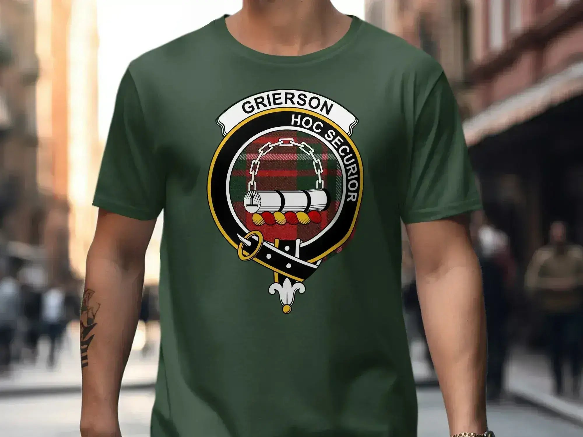 Grierson Highland Clan Crest T-Shirt product type