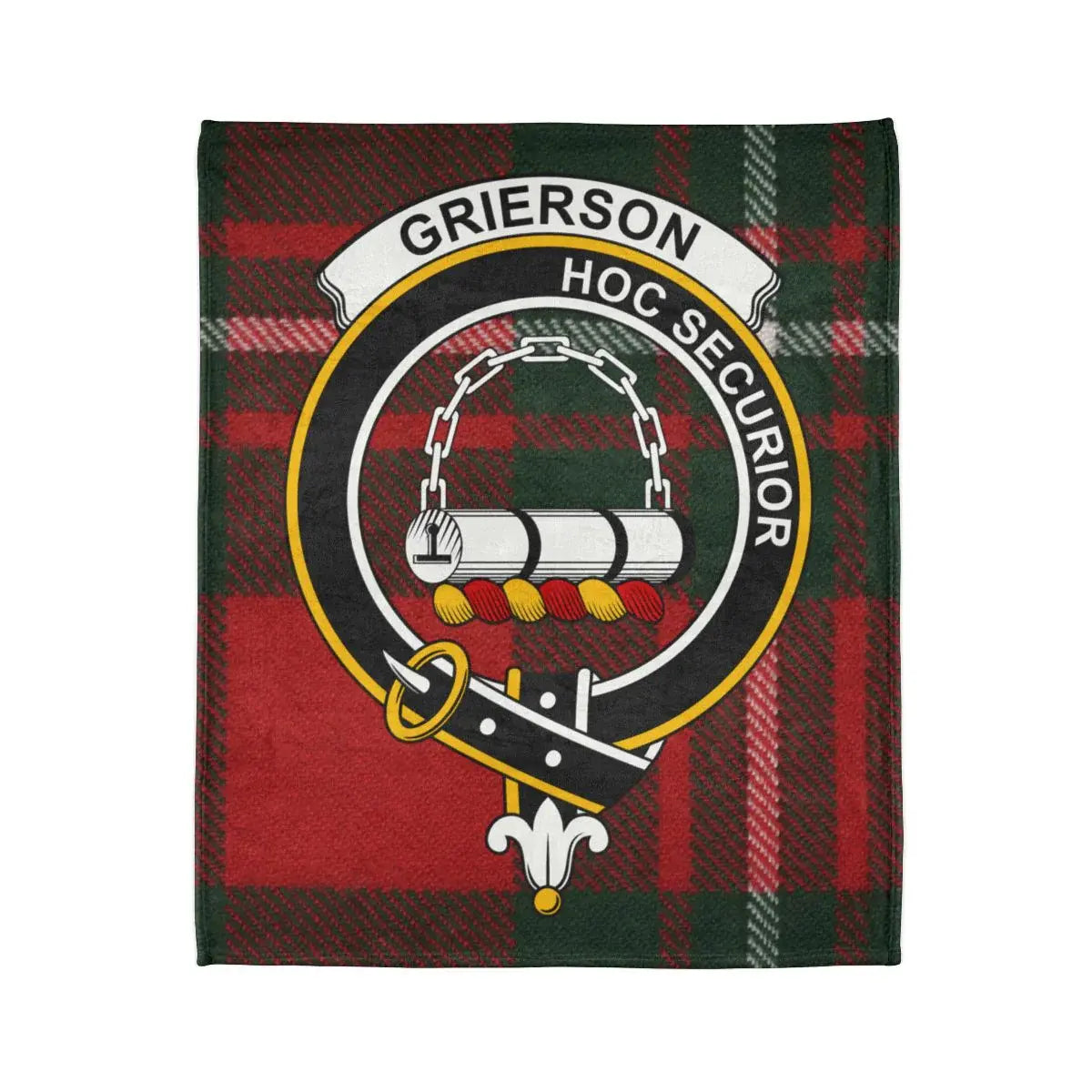 Grierson Hoc Securior Tartan Design Blanket