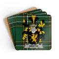 Griffin Family Coaster Set Green Plaid Design product type