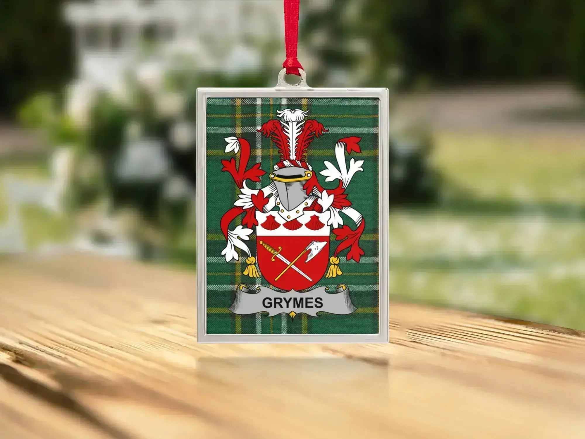 Custom Family Crest Personalized Ornament product type