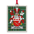 Grymes Family Crest Rectangular Ornament product