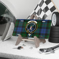 Gunn clan crest tartan novelty license plate — 12x6 aluminium with Aut Pax Aut Bellum heraldic design