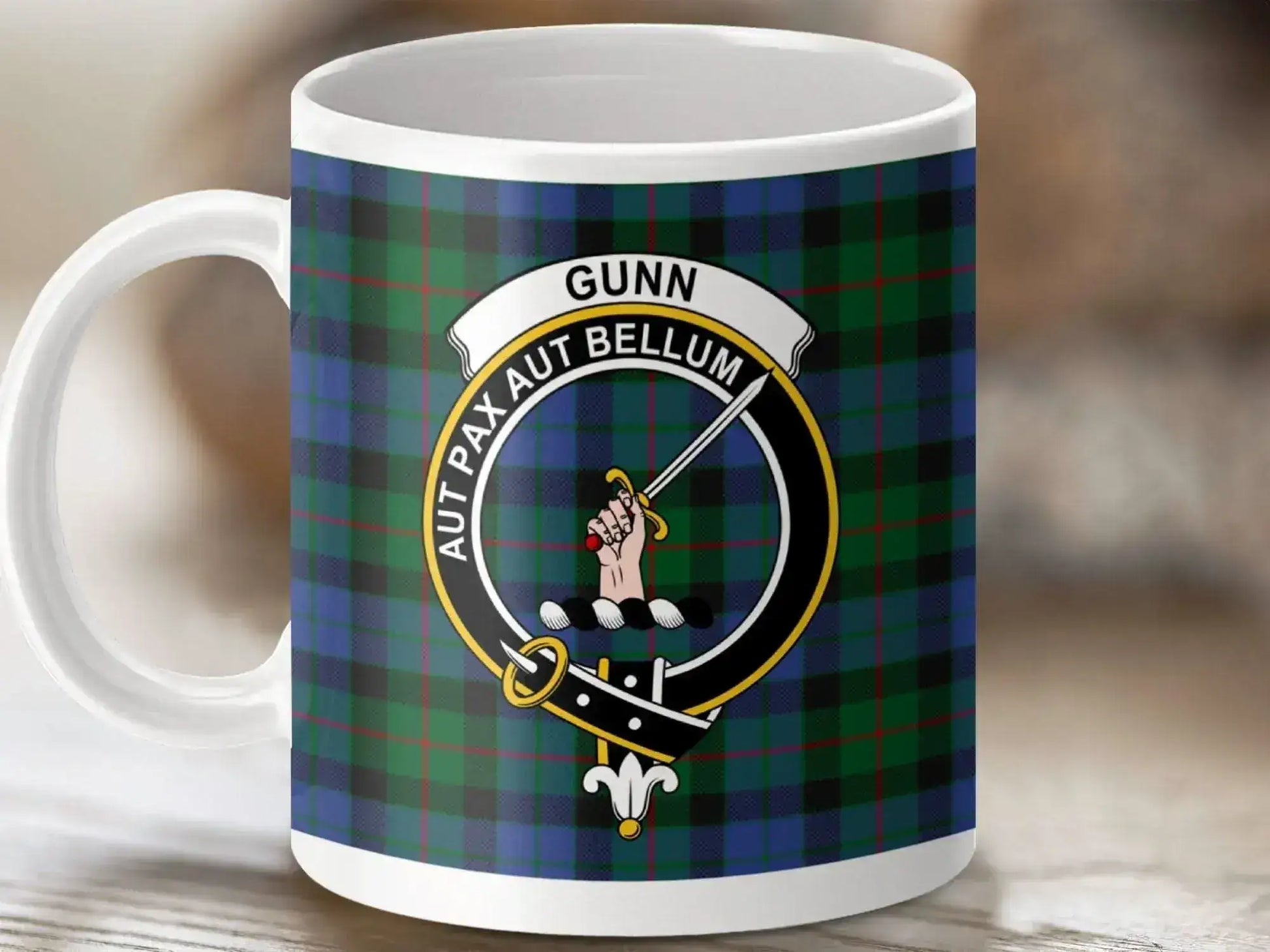 Clan Gunn Aut Pax Aut Bellum Tartan Mug product