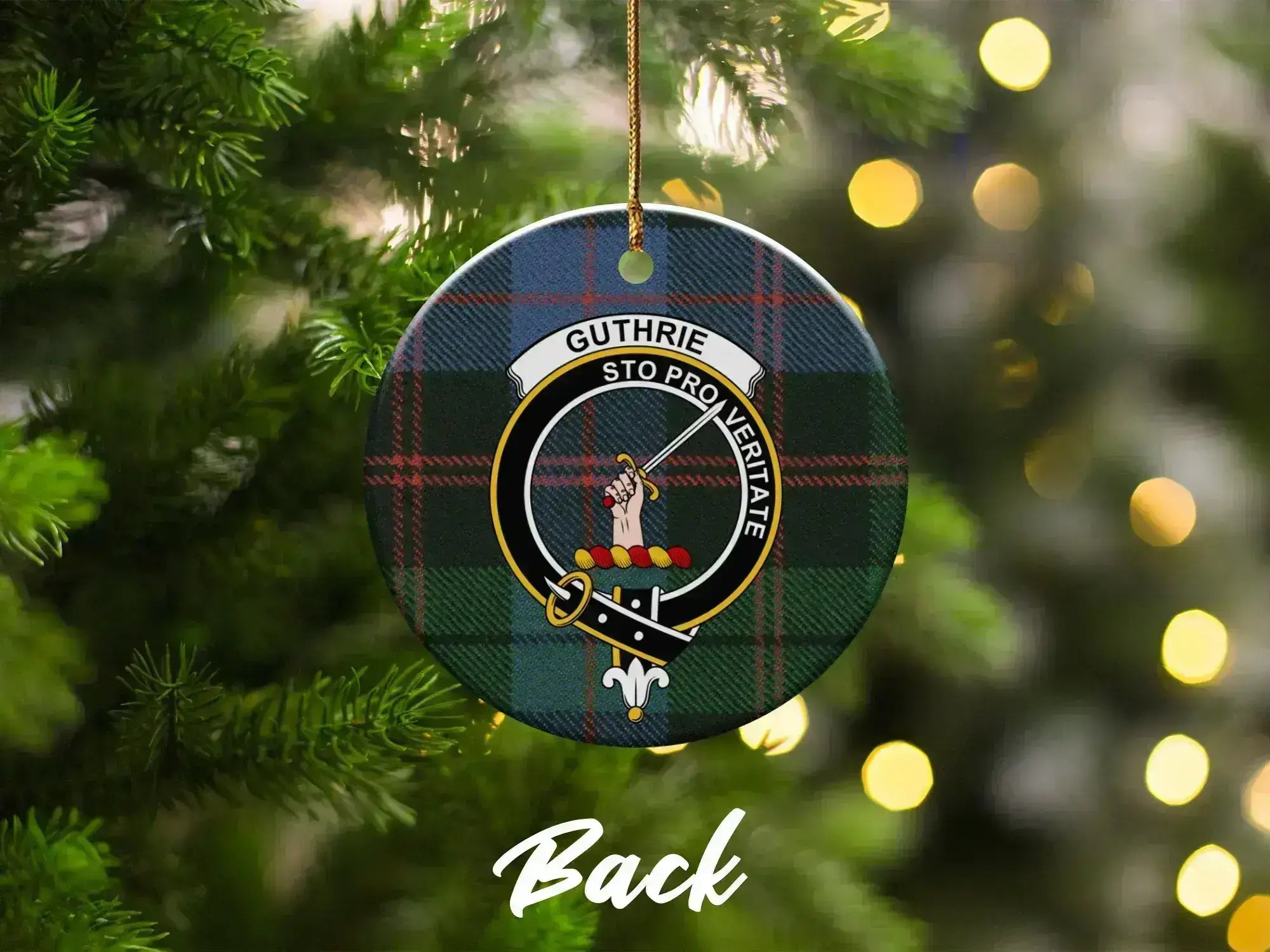 Traditional Family Crest Custom Ornament Product