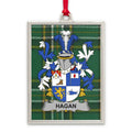 Hagan Coat of Arms Plaid Ornament Customizable product