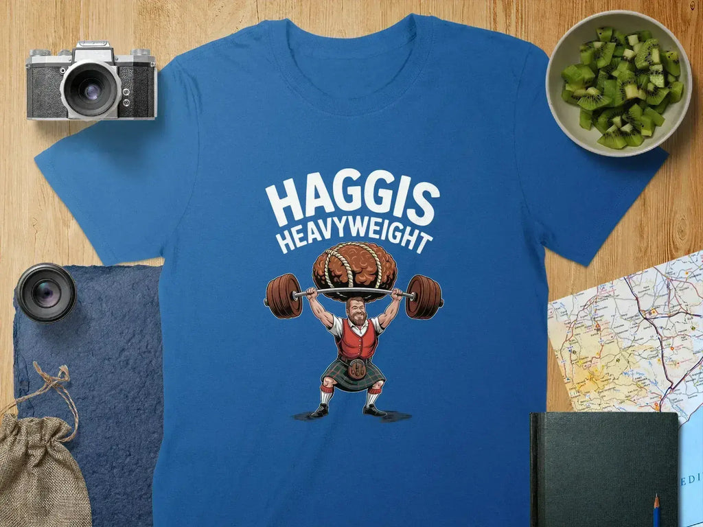 Haggis Heavyweight Lifting Design Novelty Shirt