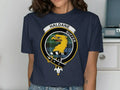 Haldane Suffer Eagle Emblem Navy Blue graphic tee