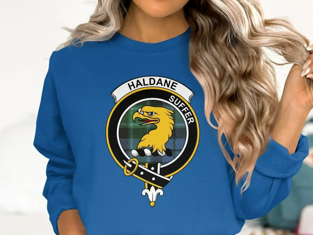 Haldane Suffer Eagle Emblem Graphic Sweatshirt
