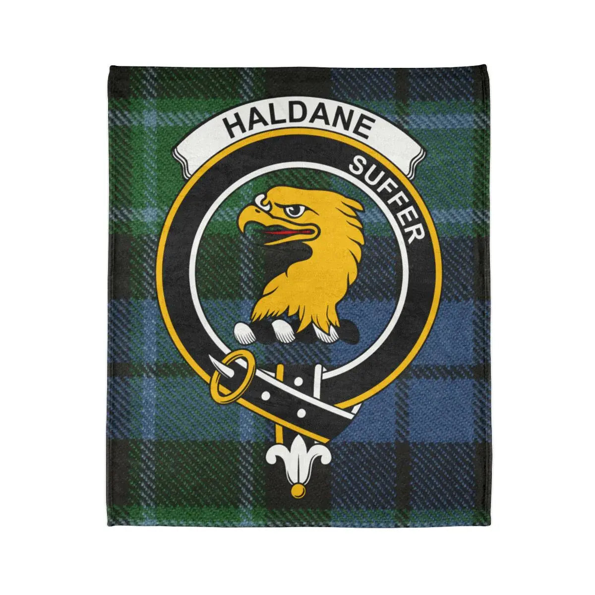 Haldane Suffer Emblem with Eagle Design Blanket