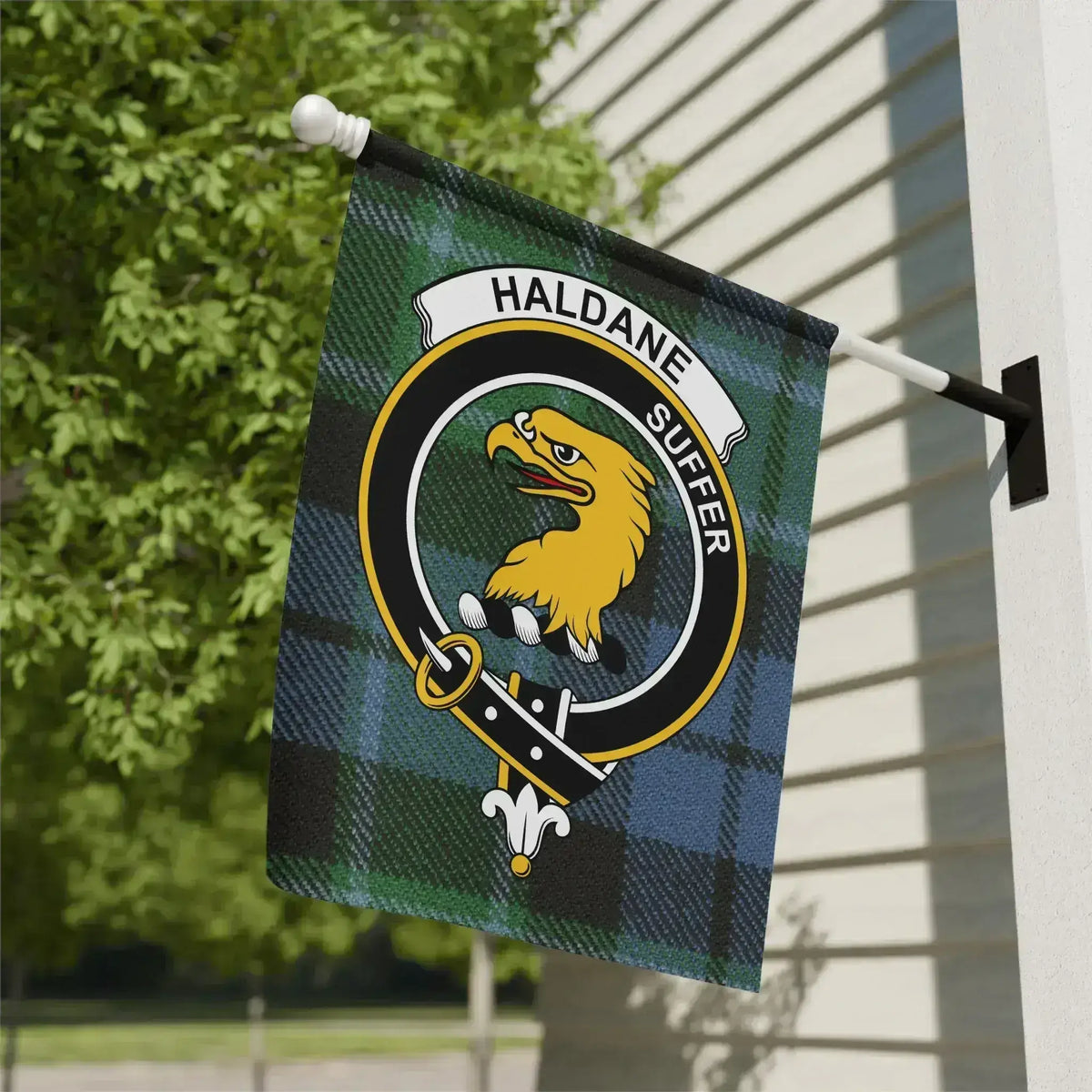 Haldane Suffer Crest Emblem Decorative Flag