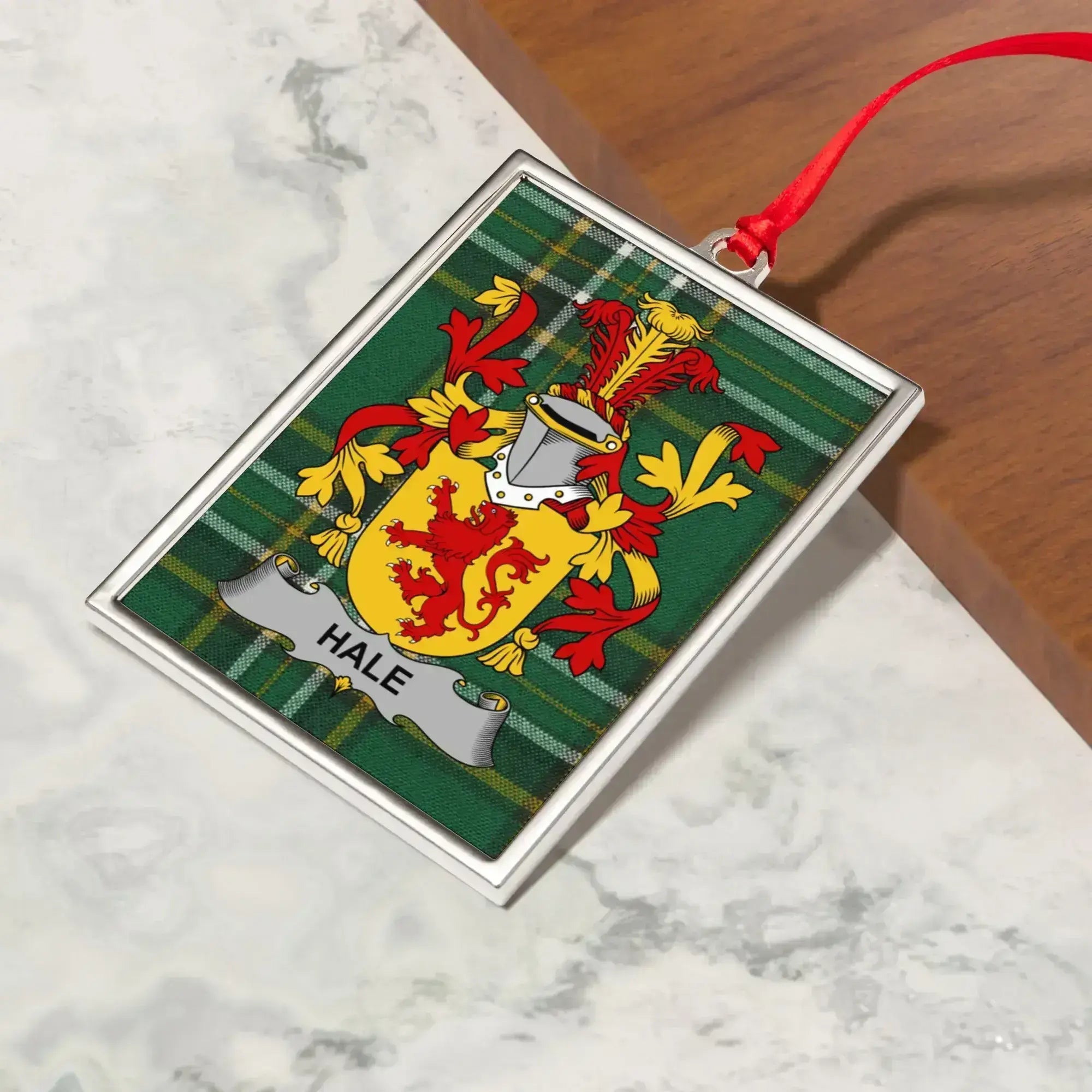 Family Crest Rectangular Ornament product type