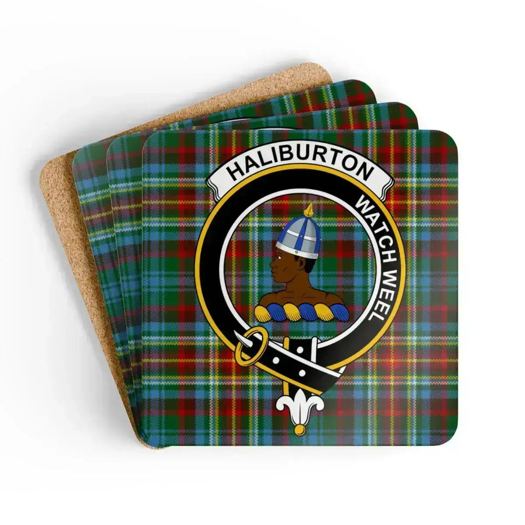 Haliburton Watch Week Plaid Design Coaster product
