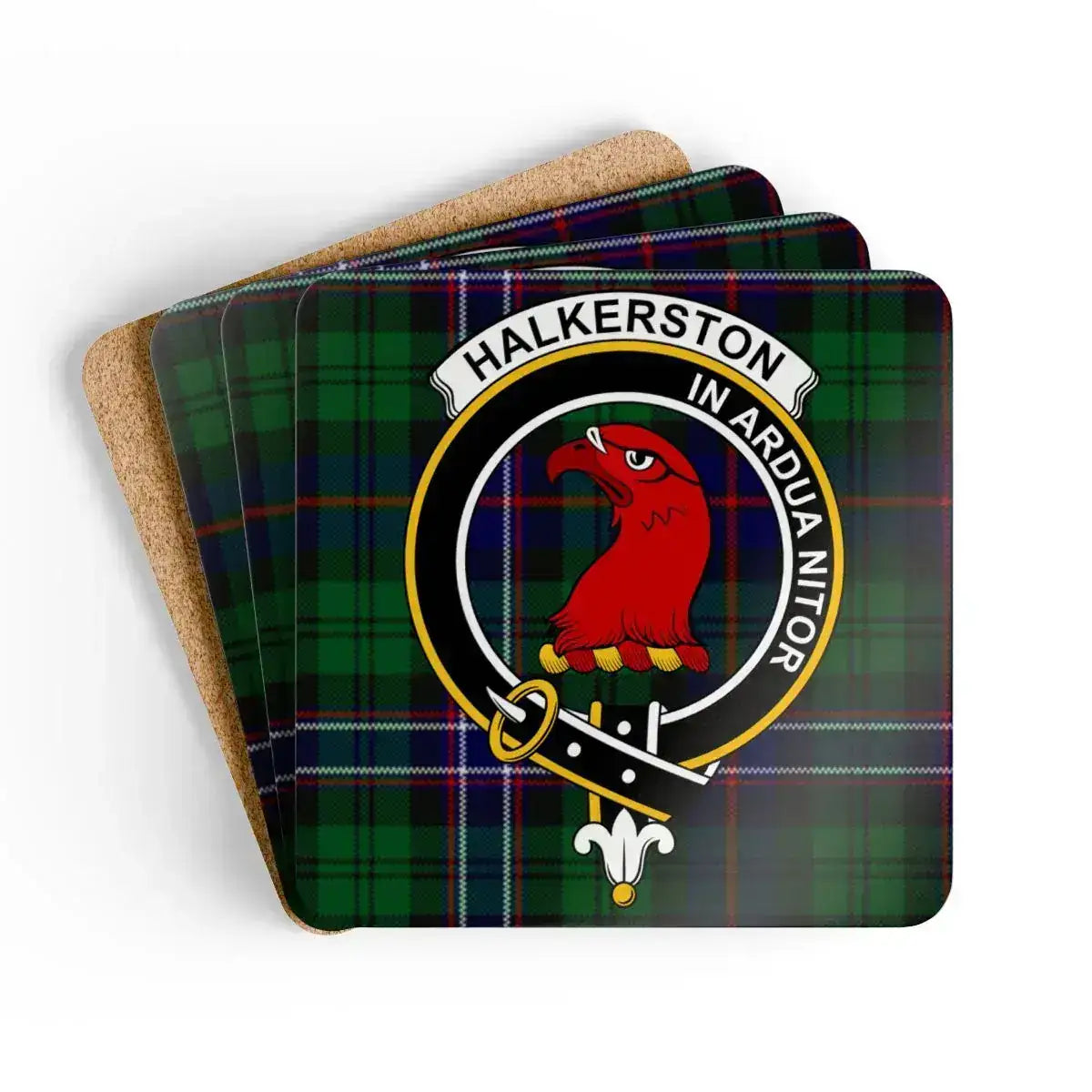 Halkerston In Ardua Nitor Tartan Coaster product