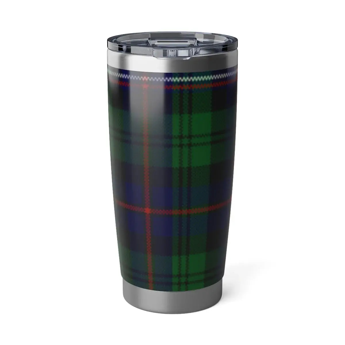 Stylish Tartan Pattern Insulated Travel Mug Flask