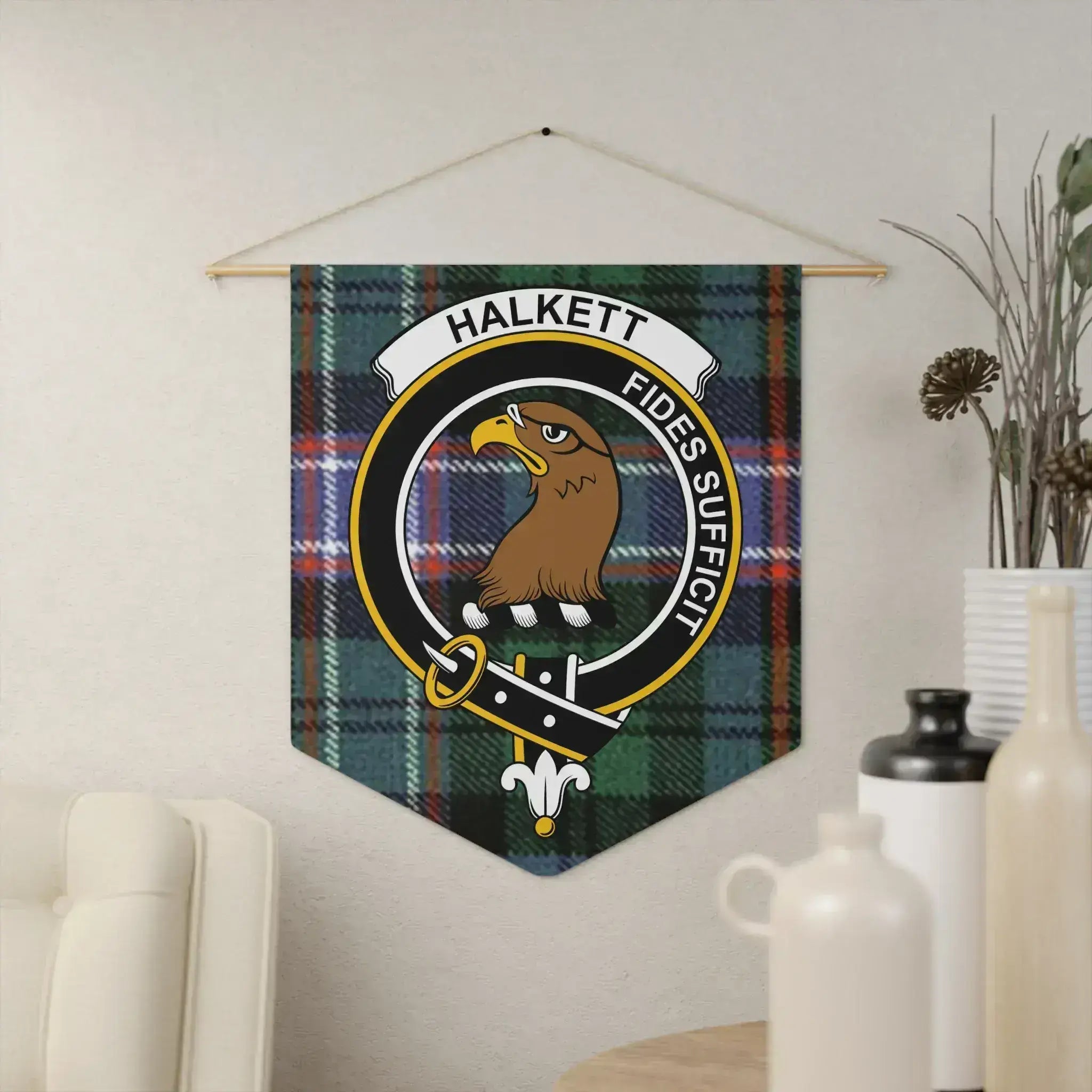 Halkett Fides Sufficit Eagle Artwork Wall Hanging product