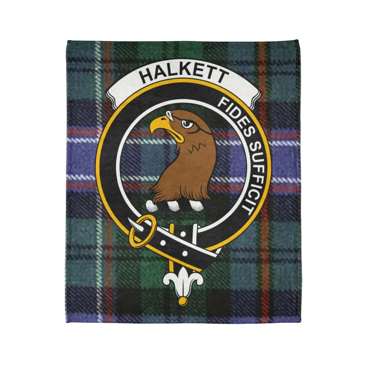 Halkett Fides Sufficit Eagle Logo Design Blanket