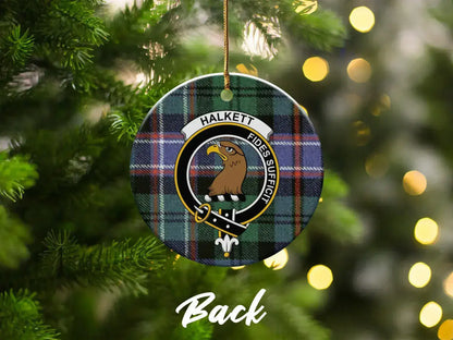 Halkett Fides Sufficit Christmas Ornament product type