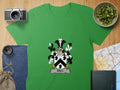 Hall Family Crest Graphic T-Shirt for History Enthusiasts