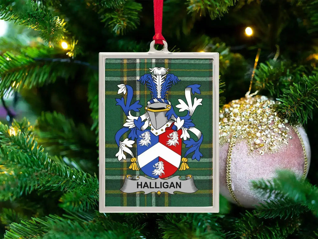 Personalized Family Crest Holiday Decoration product