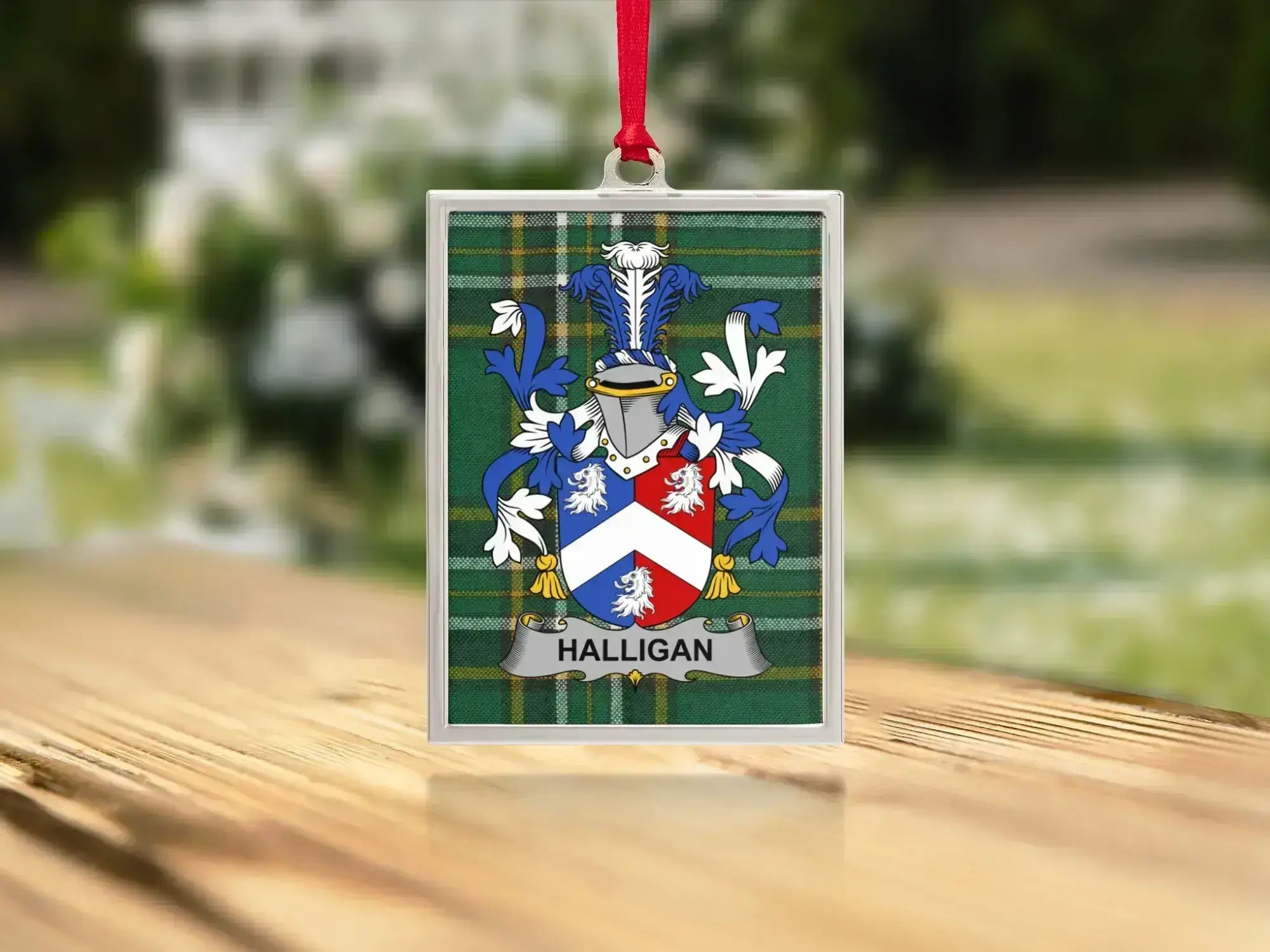 Halligan Family Crest Ornament Decorative product