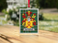 Haltridge Family Crest Plaid Square Ornament product