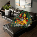 Haltridge Family Crest Tartan Blanket Unique Design