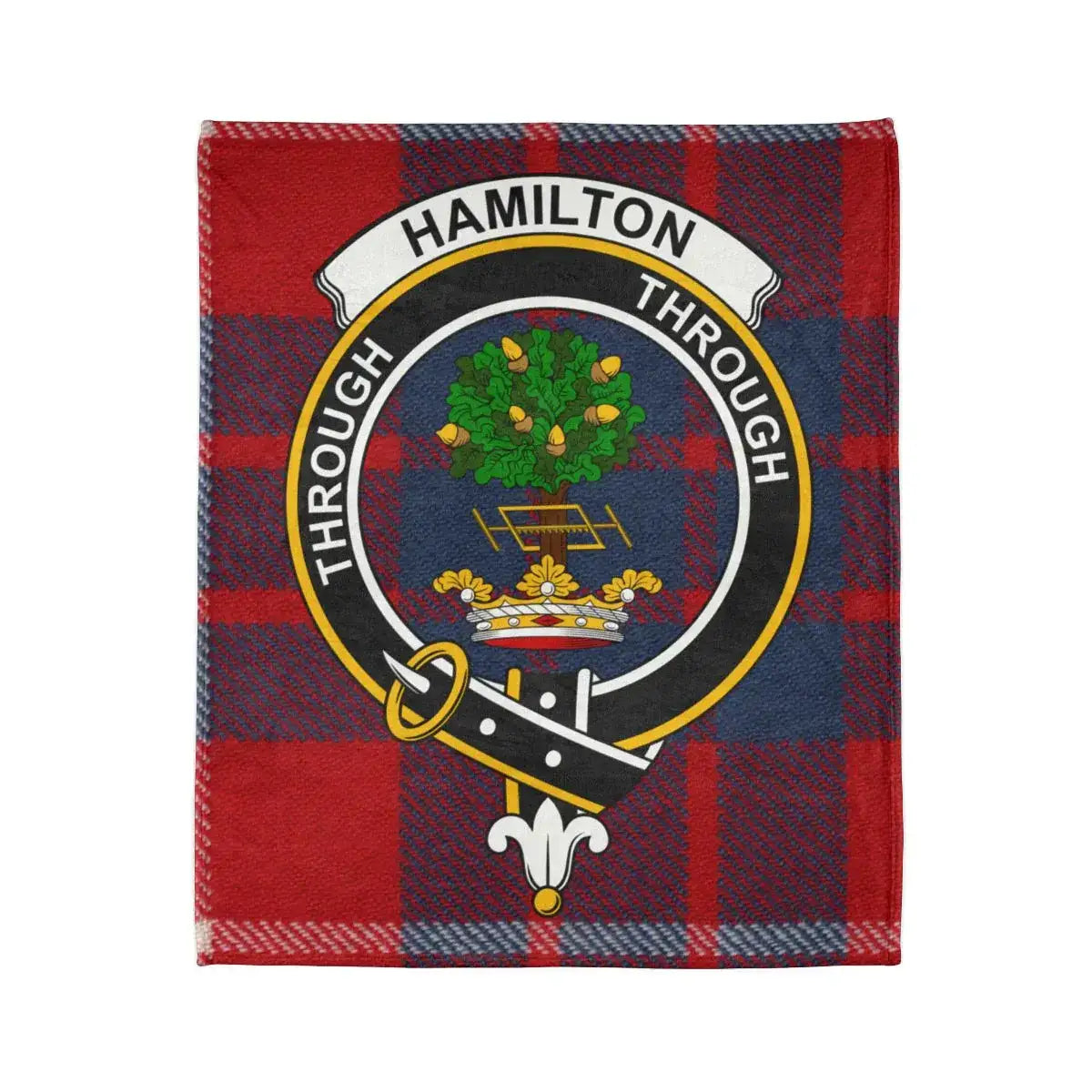 Hamilton Through Through Custom Tartan Plaid Blanket
