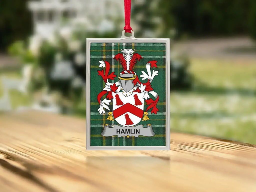 Family Crest Hamlin Customizable Ornament product