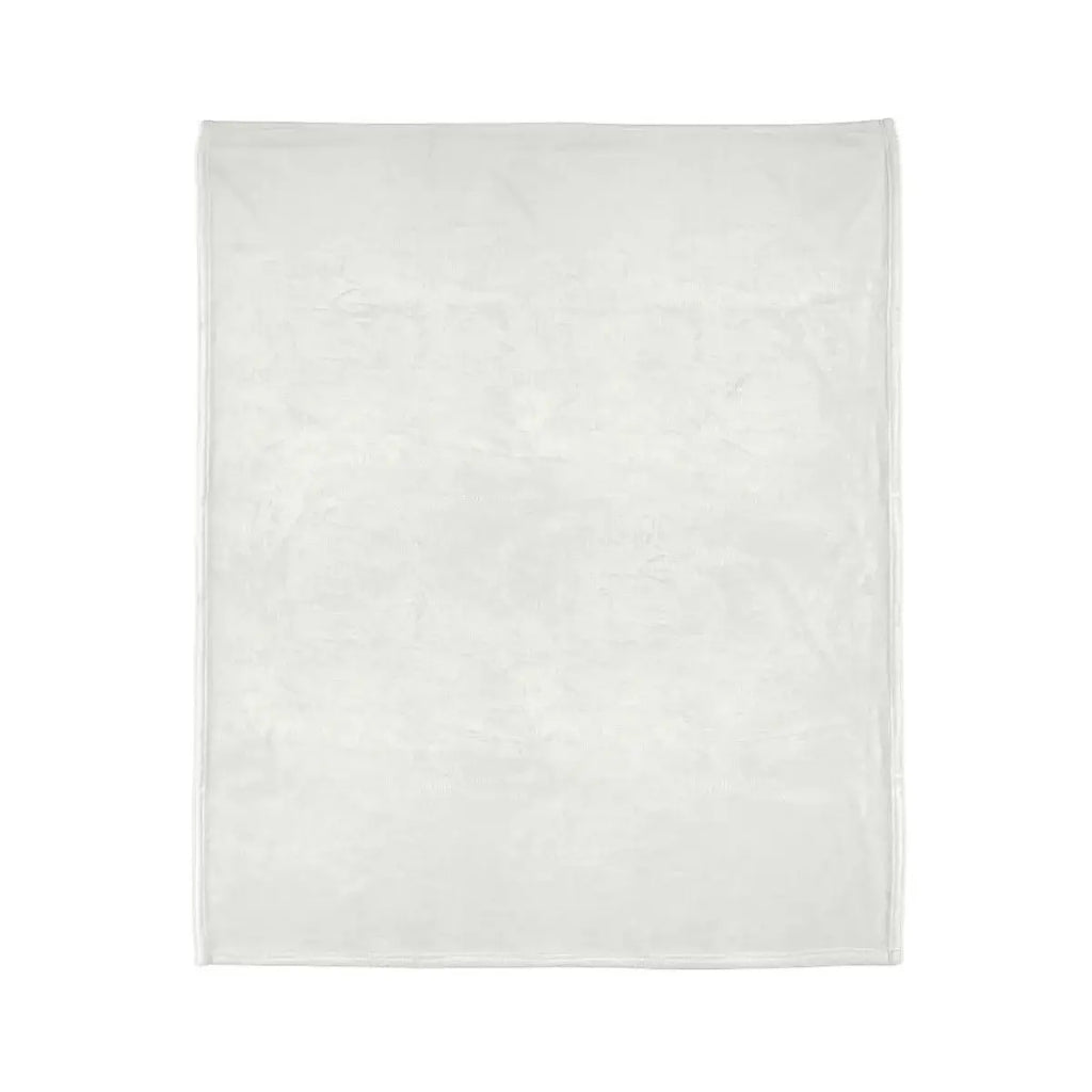 Soft Pure White Plush Reversible Blanket product
