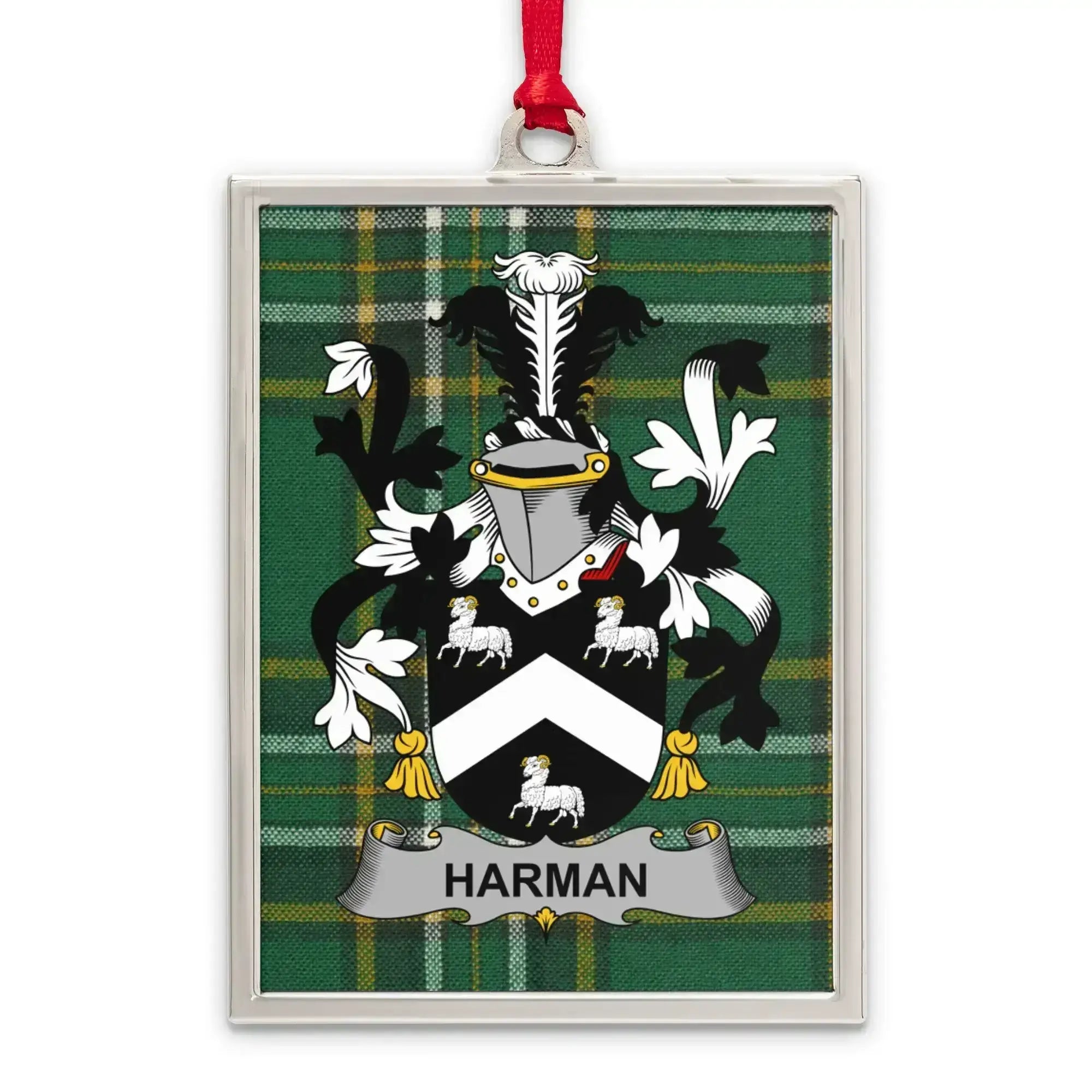 Harman Tartan Pattern Family Crest Ornament product