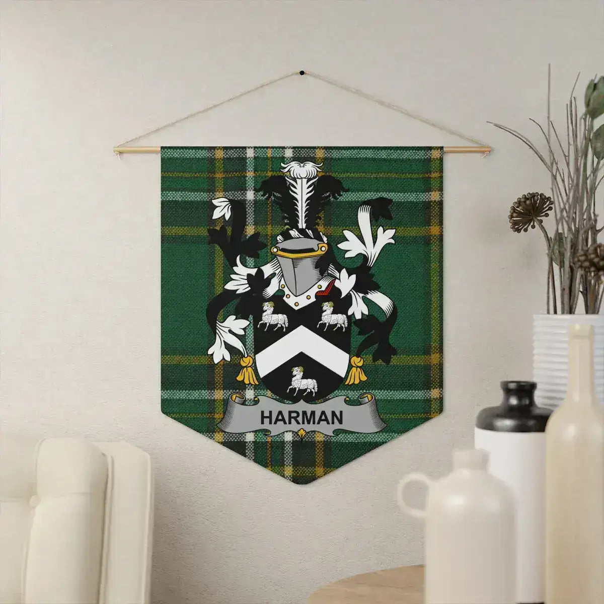 Personalized Harman Family Crest Wall Hanging product