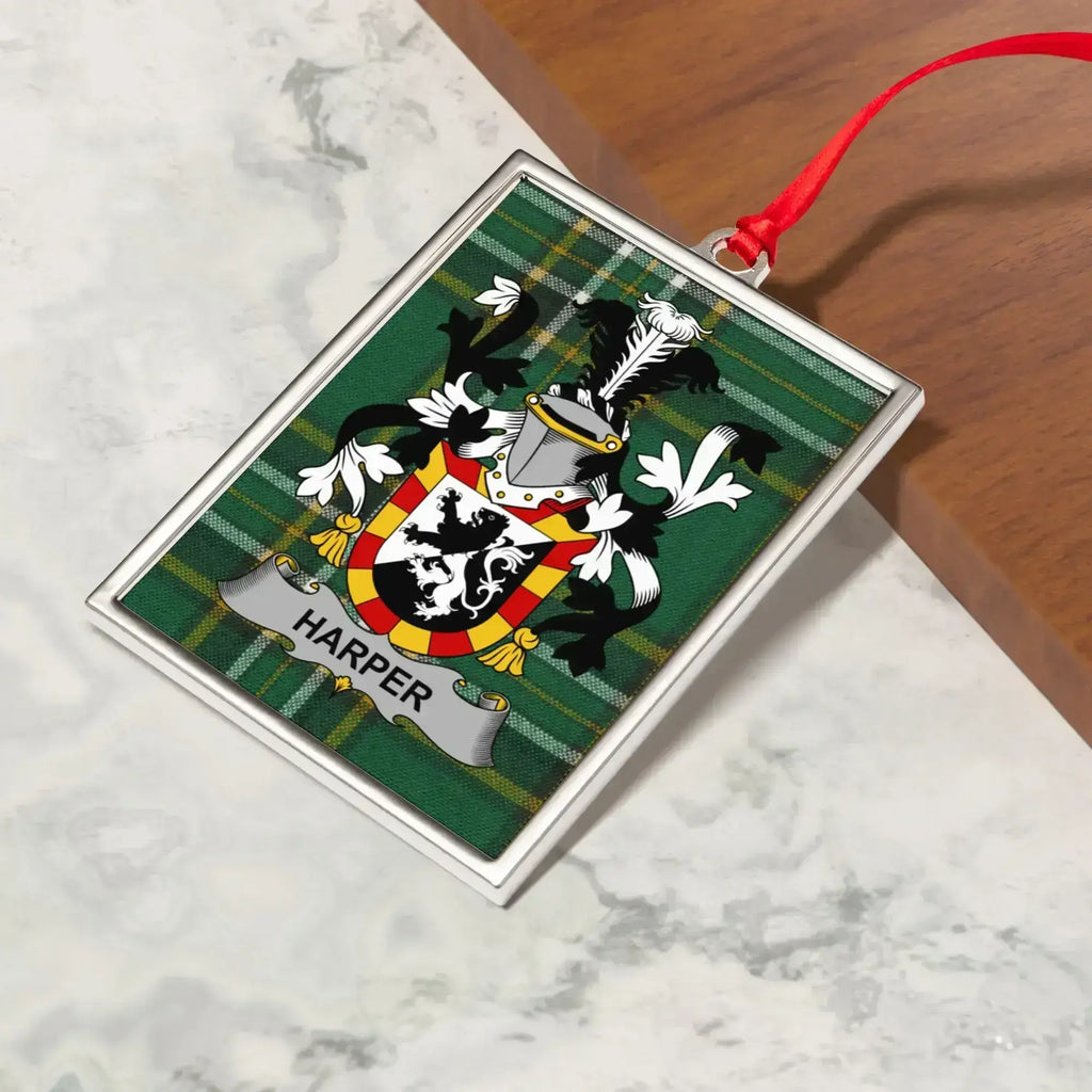 Harper Family Name Crest Hanging Ornament product type