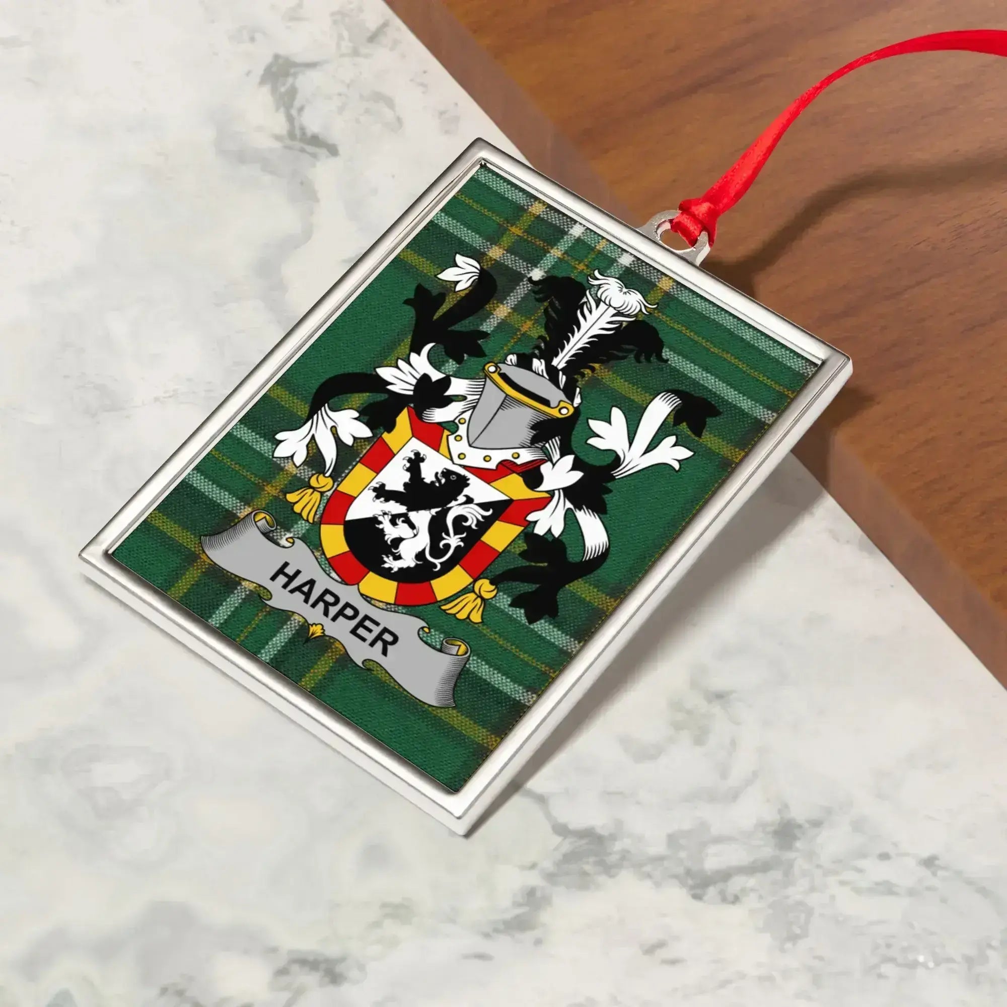 Harper Family Name Crest Hanging Ornament product type